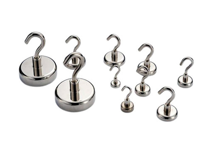 Neodymium Pot Magnet With Hook